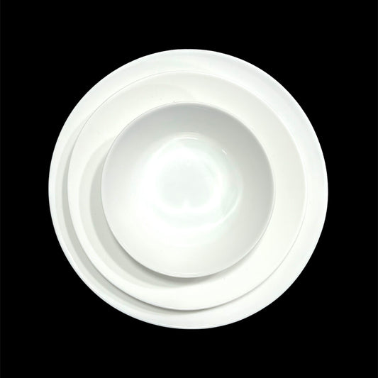PLATO DE PORCELANA BLANCO NEW60/85/102 DIFERENTES MODELOS