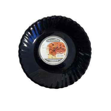 PLATO DE PORCELANA NEGRO DIFERENTES MODELOS