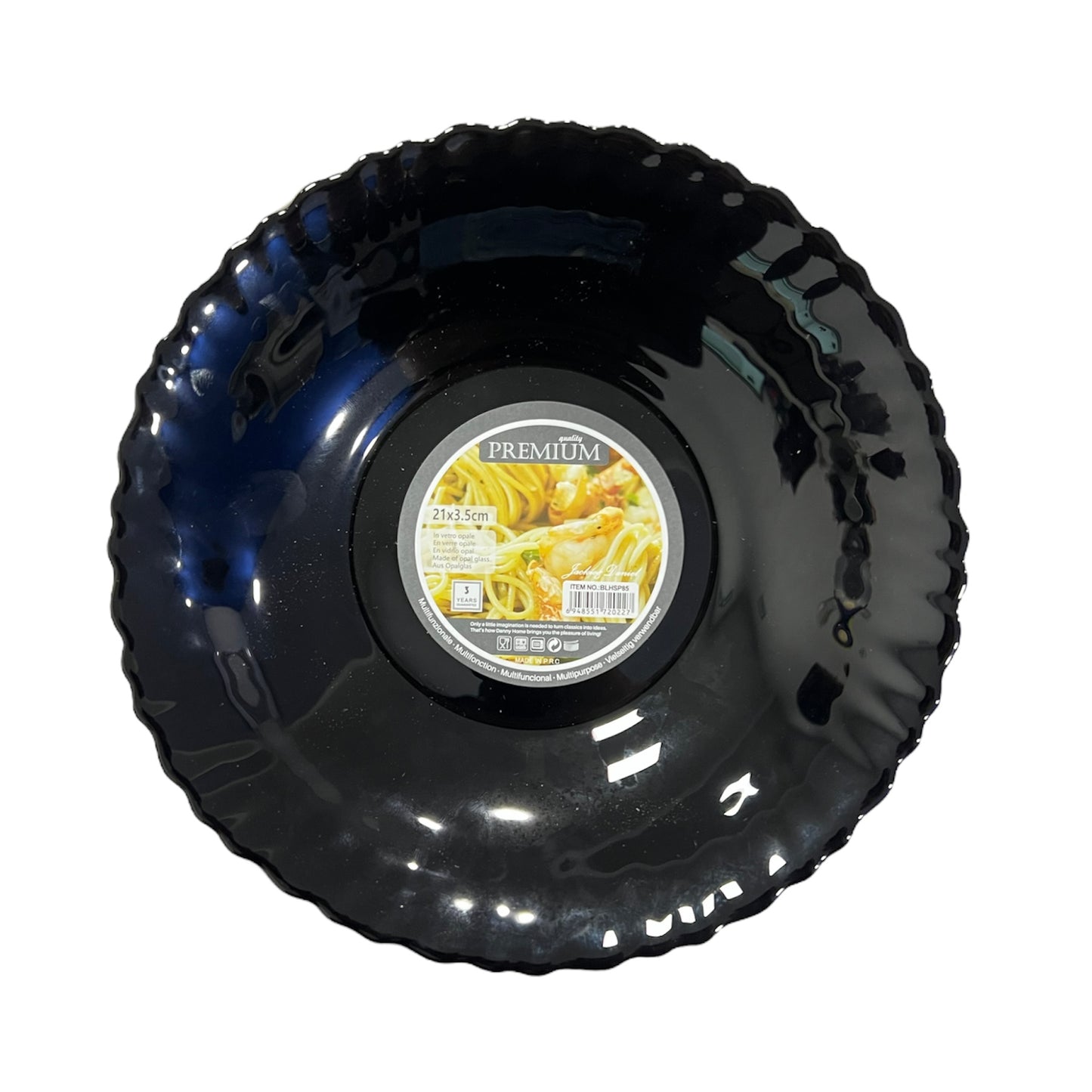 PLATO DE PORCELANA NEGRO DIFERENTES MODELOS