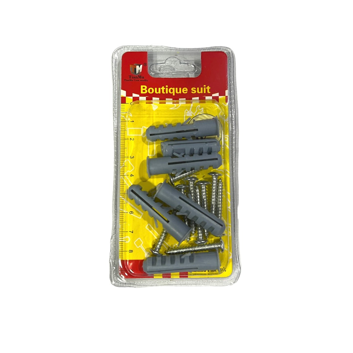 PAQUETE DE TAQUETES Y TORNILLOS 10" GM831-1F-17