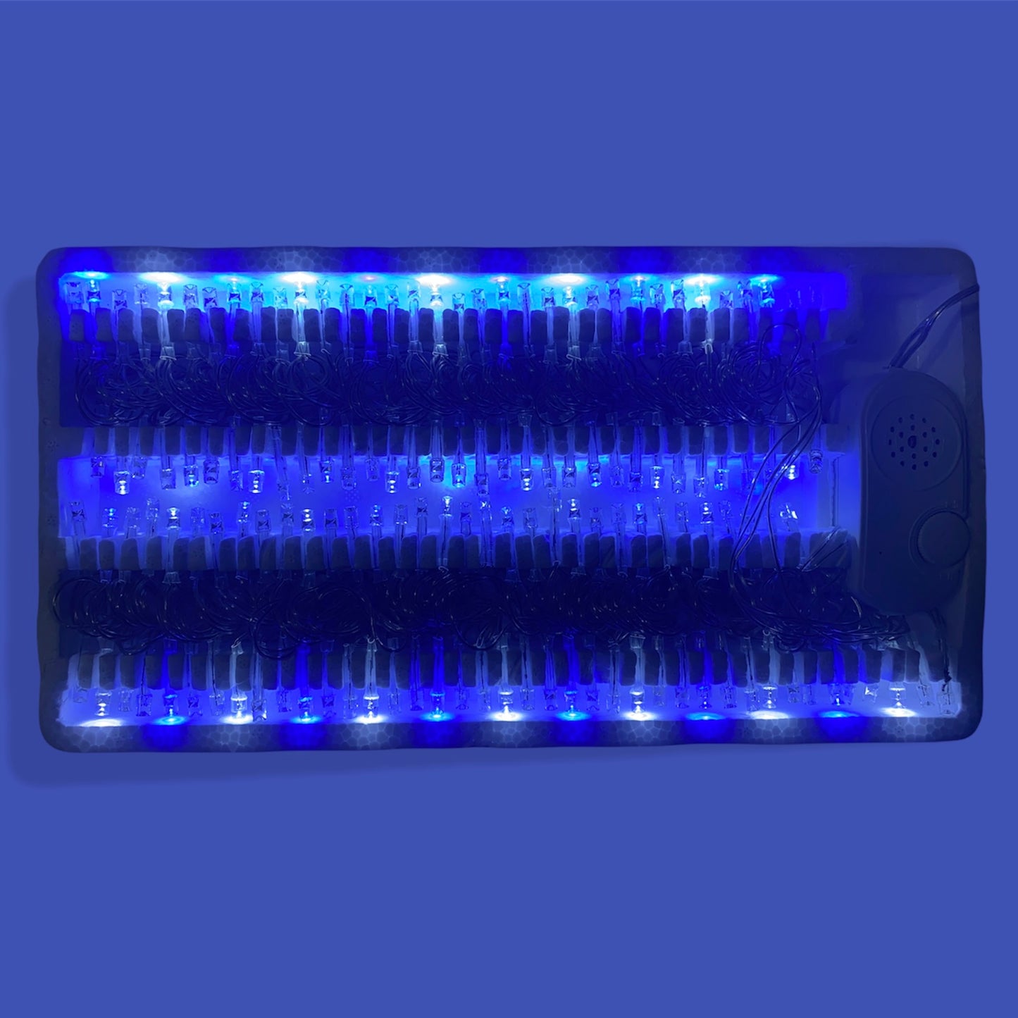 Serie de luces musicales variedad de modelos 140L 7 mts en cajita
