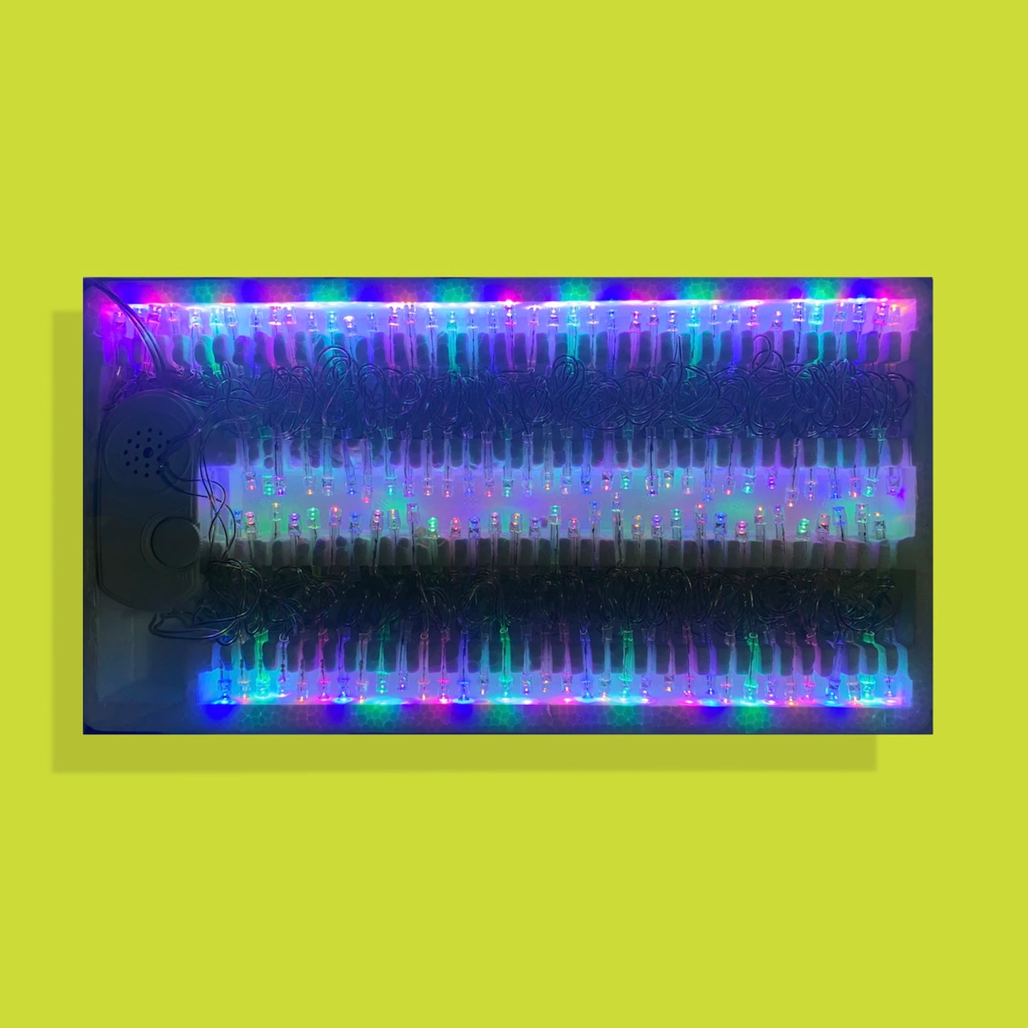 Serie de luces musicales variedad de modelos 140L 7 mts en cajita