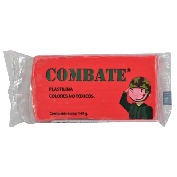 PLASTILINA COMBATE EN BARRA 140 GR COLORIM