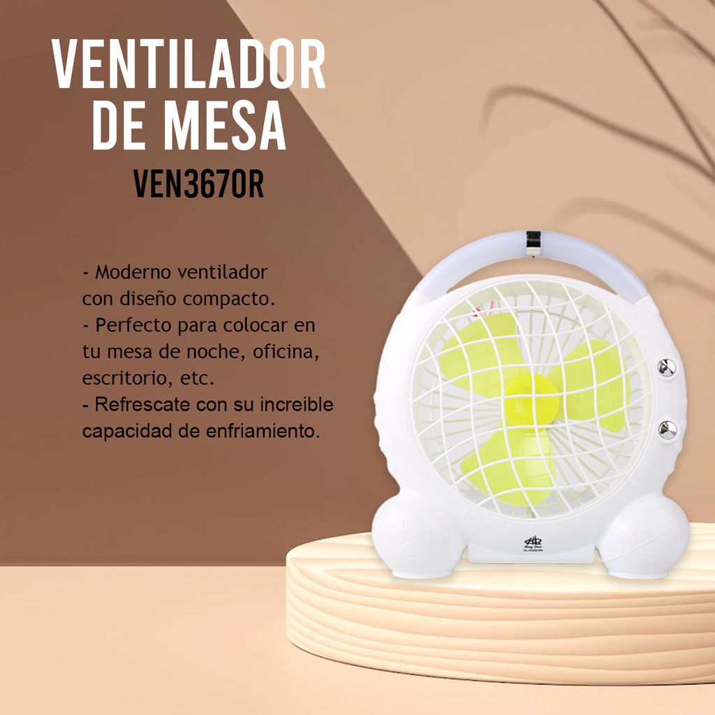 VENTILADOR DE MESA JR GM367-2G-4