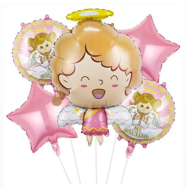 GLOBOS PARA DECORACIÓN MI BAUTIZO