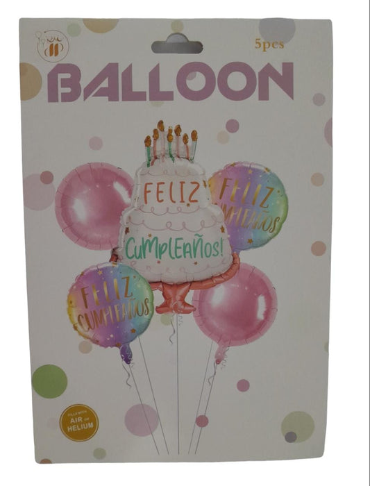 GLOBOS PARA DECORACIÓN DE CUMPLEAÑOS GZ-5724