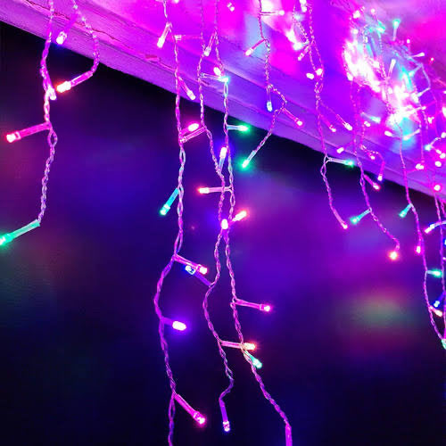 Series de cascada Led mágica varios colores, cajita.