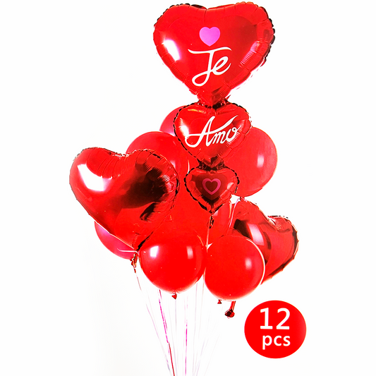 GLOBO TE AMO 12 PZAS GZ-4526