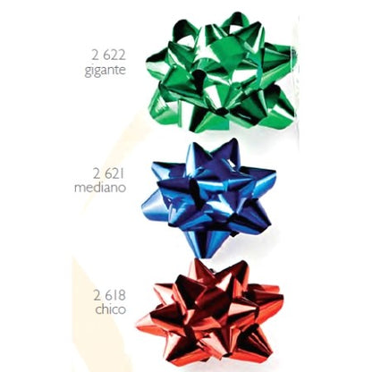 Moño Estrella Metálico