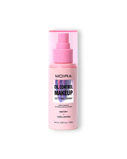 Spray fijador de maquillaje con control de aceite Moira