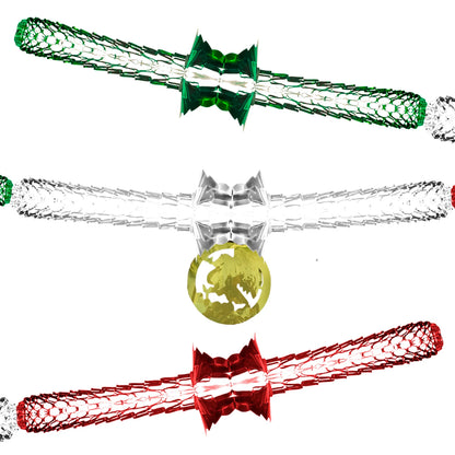 CADENA 3 METALICA TRICOLOR  FIESTAS PATRIAS