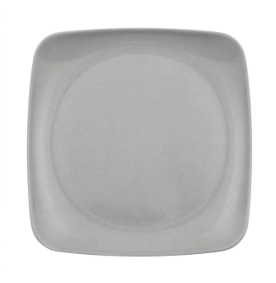 PLATOS DE MELAMINA DISEÑO GRIS BRILLOSO