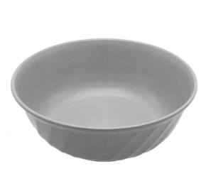 PLATOS DE MELAMINA DISEÑO GRIS BRILLOSO
