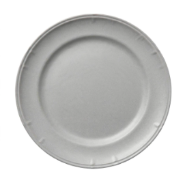 PLATOS DE MELAMINA DISEÑO GRIS BRILLOSO