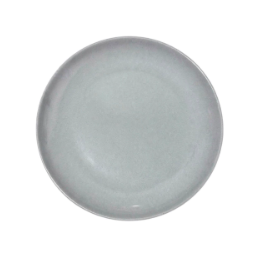PLATOS DE MELAMINA DISEÑO GRIS BRILLOSO