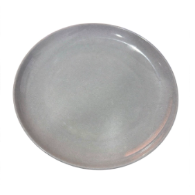 PLATOS DE MELAMINA DISEÑO GRIS BRILLOSO