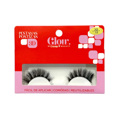 PESTAÑAS 3D GLOW BEAUTY
