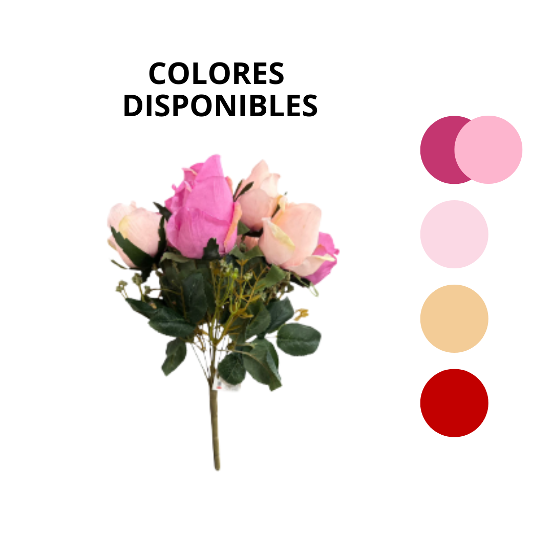 RAMO DE 9 ROSAS GZ-10498