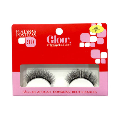 PESTAÑAS 3D GLOW BEAUTY