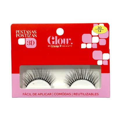 PESTAÑAS 3D GLOW BEAUTY
