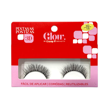 PESTAÑAS 3D GLOW BEAUTY