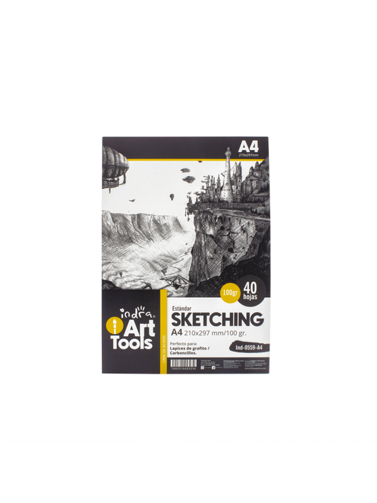 BLOCK DE ARTE - ART TOOLS A4 210X297MM INDRA