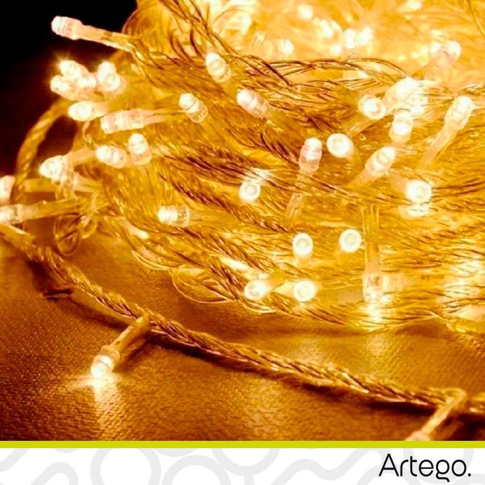500L SERIE LED'S MAGICA DORADO CAJITA 25MTS JL1172D