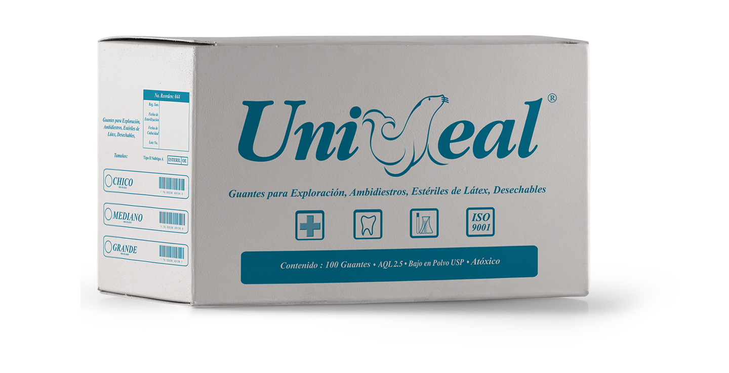GUANTE ESTERIL LATEX UNISEAL