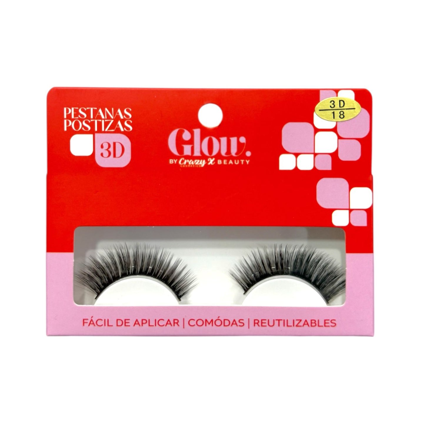 PESTAÑAS 3D GLOW BEAUTY