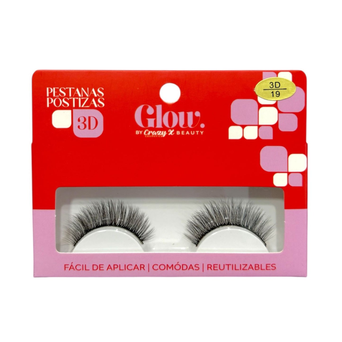 PESTAÑAS 3D GLOW BEAUTY
