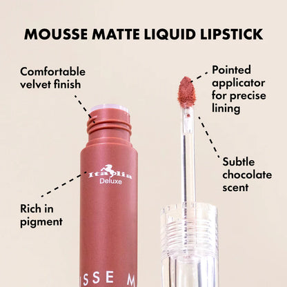 Lápiz labial líquido mate en mousse blister 72 pzas