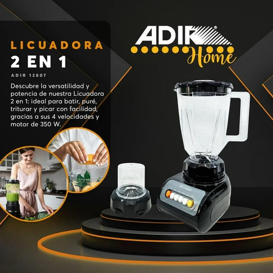 LICUADORA /MOLINO 2 EN 1 350W 12807