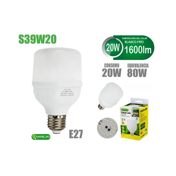 FOCO AHORRADOR LED 20W TLBV-09 S39W20