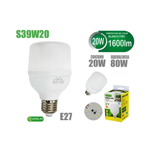 FOCO AHORRADOR LED 20W TLBV-09 S39W20