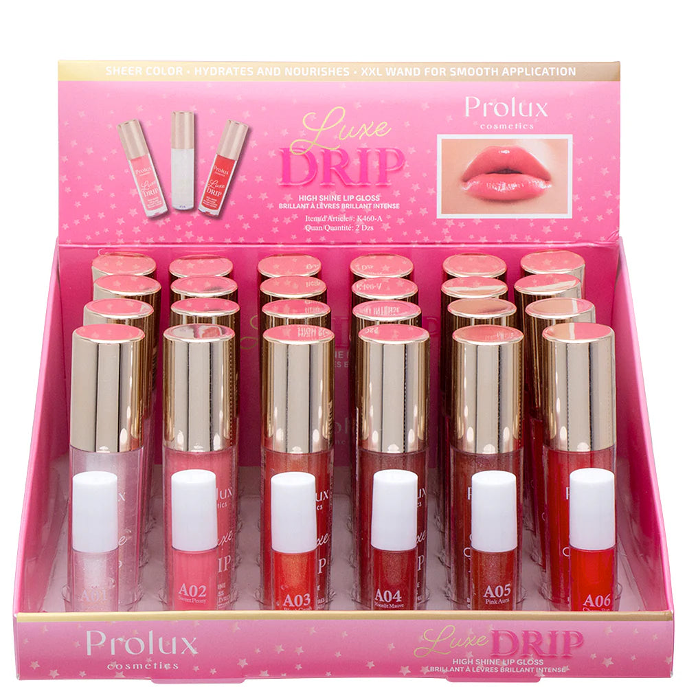 LIP GLOSS LUXE DRIP PROLUX K460 A B