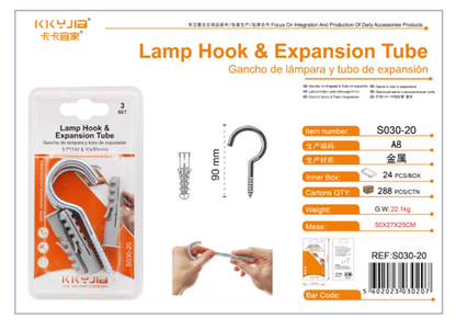 GANCHO P/LAMPARA Y TUBO EXPANSION 3.7" GM1315-2G-53