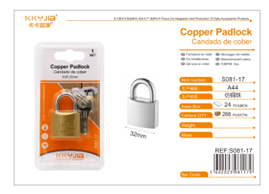 CANCANDADO C/LLAVE GM1315-2G-45