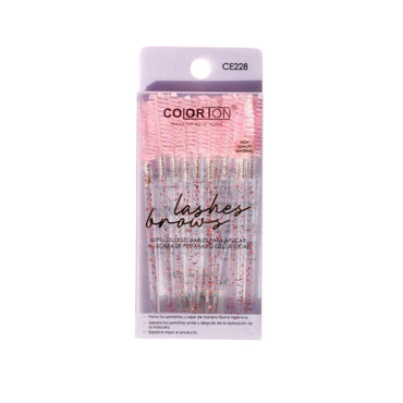 CEPILLOS DESECHABLES MULTIUSO LASHES BROWS 12PZAS COLORTONC