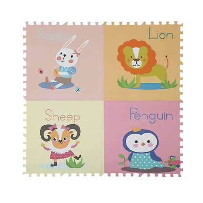 TAPETE DE FOMI 4 PZAS 59x59x1CM GZ-1739
