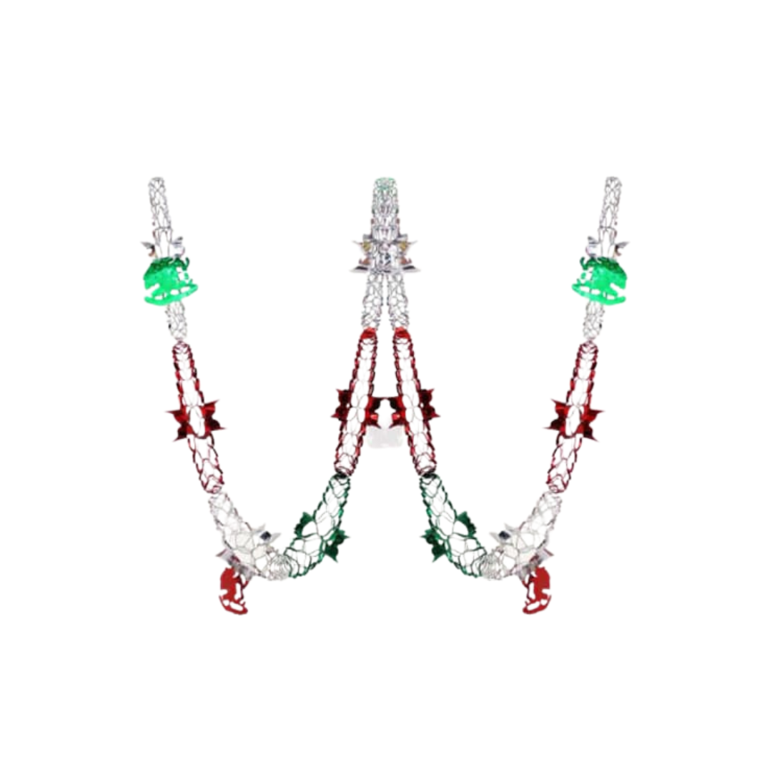 CADENA 2 METALICA TRICOLOR  FIESTAS PATRIAS