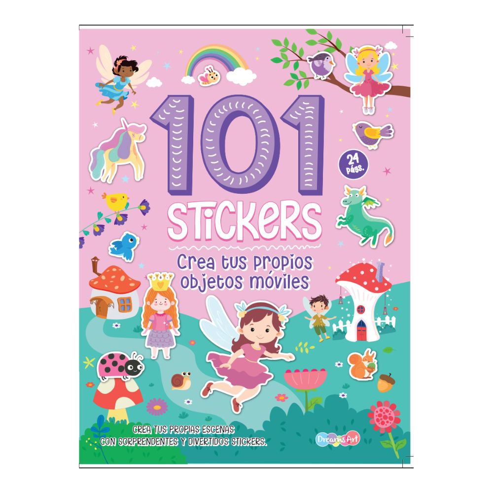 LIBRO DE ACTIVIDADES 24 PAG C/STICKERS 21X28CM BAMAG0111
