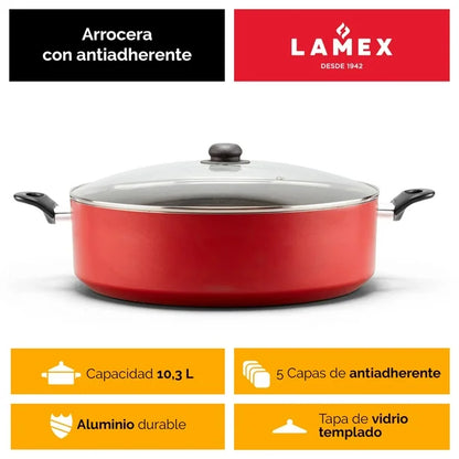 ARROCERA 40 ROJO 2.5MM C/TAPA 67436