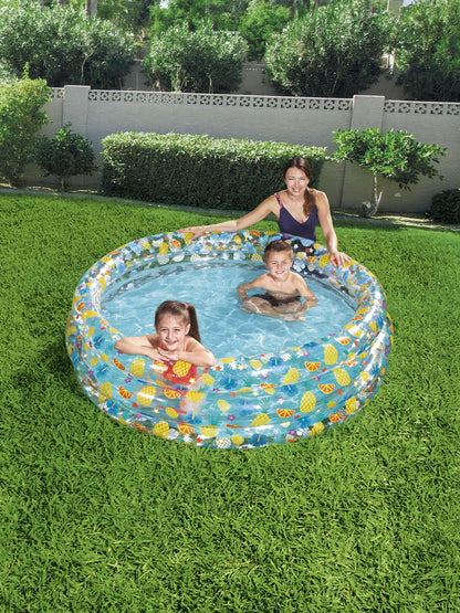 ALBERCA INFLABLE DECO TRANSP 170x53CM 51048