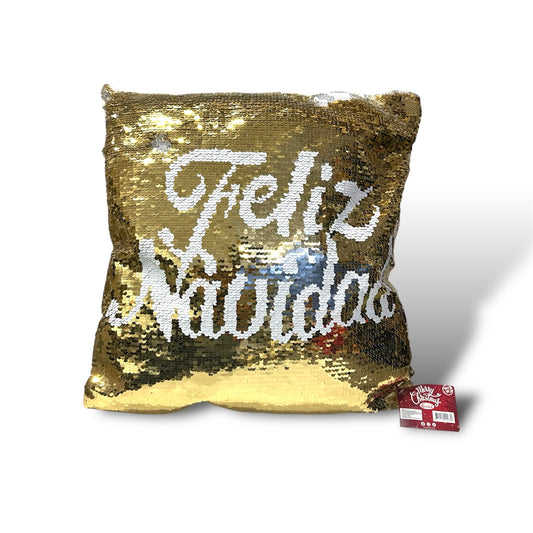 COJIN NAVIDEÑO LENTEJUELA REVERSIBLE  GM926-1A-3
