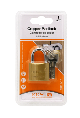 CANCANDADO C/LLAVE GM1315-2G-45