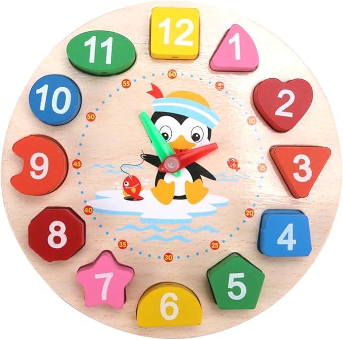 RELOJ GEOMETRIA DIDACTICO GM1326-2A-12