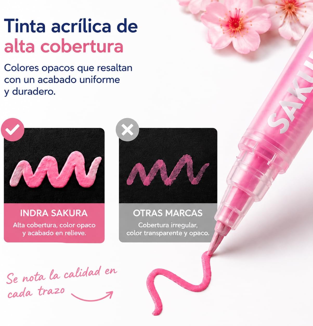 COLORES PLUMA ACRILICO 3D 36 PZAS IND-1270-36