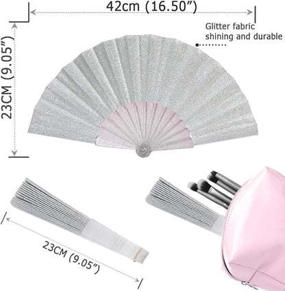 ABANICO GLITTER GM644-2A-7 GM96-4A-7