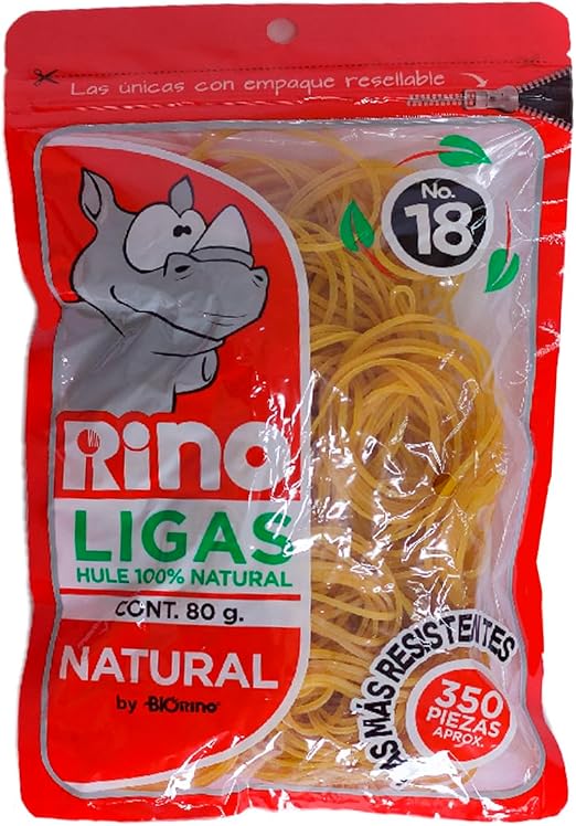 LIGA DE HULE #18 350PZAS