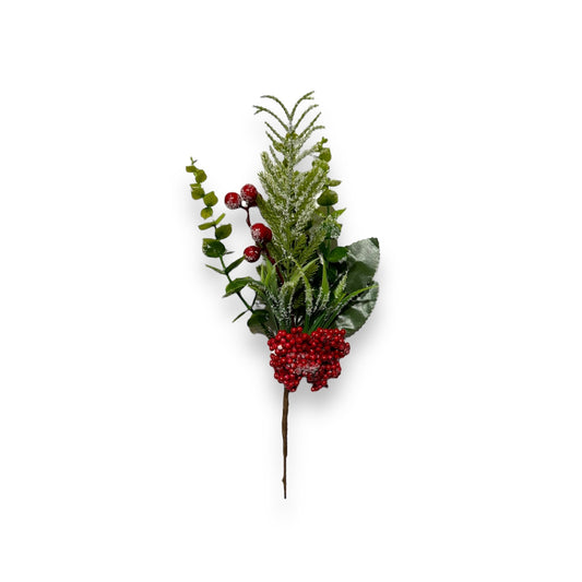 PICK CEREZA Y FOLLAJE NEVADO GM1162-1A-1